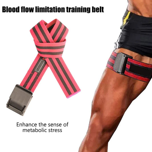 Blood Flow Restriction Bands, 2PCS Arm Leg Muscle Occlusion Bodybuilding Training Elastic Resistance Straps Gym Fitness Equipment Sports Accessories for Women Men