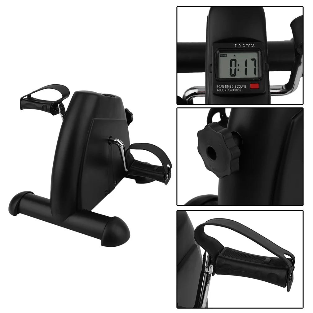 Compact Under-Desk Pedal Exerciser with Built-In Calorie Tracker