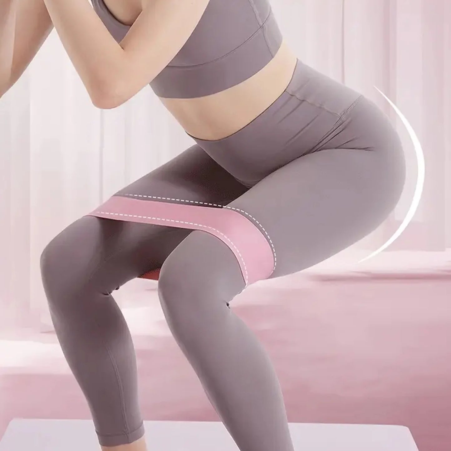 5 Pcs Resistance Bands, Professional Exercise Bands Elastic Stretch Bands for Fitness Yoga Pilates Stretching Strength Training, Workout Bands for Women and Men Home Gym(Blue)